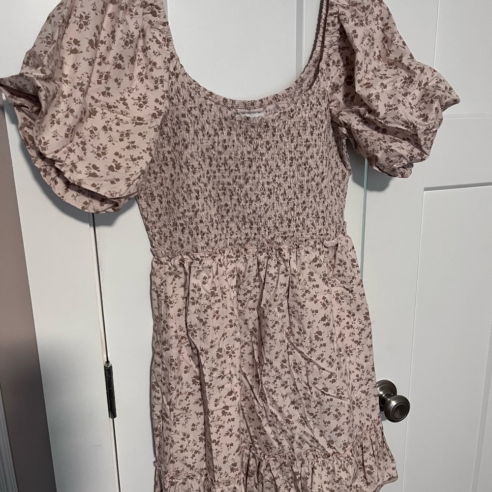 Floral Puff Sleeve Dress